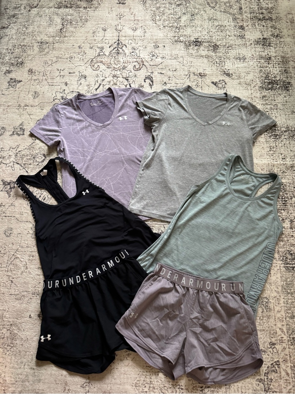 Under Armour Sage Green Performance Tank Top